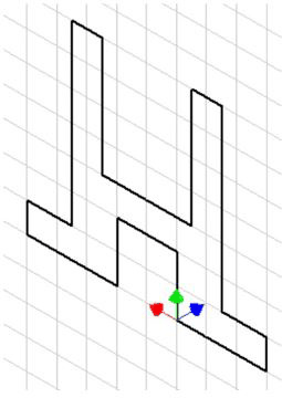 2단계 B - 권장 베이스 뷰 XZ 평면