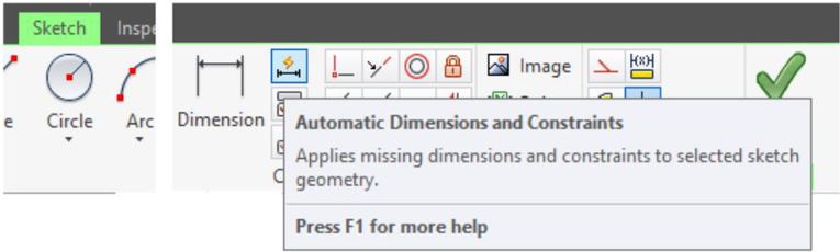AUTO DIMENSION 아이콘