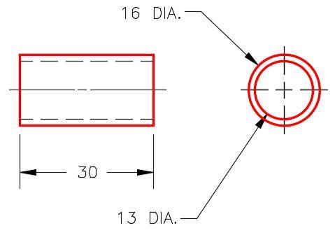 파트 C – Bushing 치수