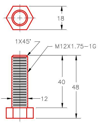 파트 F – Bolt 치수