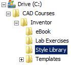 1단계 – Style Library 폴더